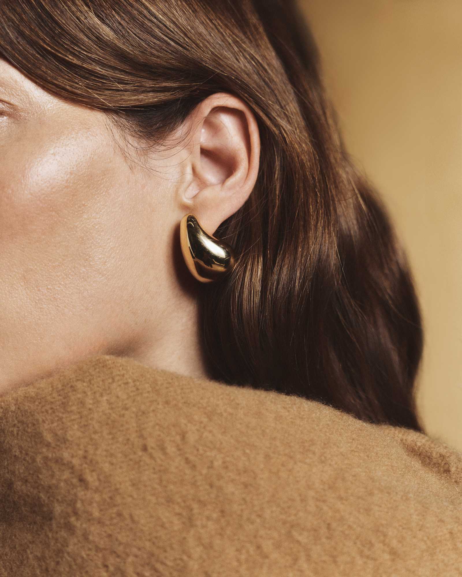 Gold Vermeil Teardrop Earrings