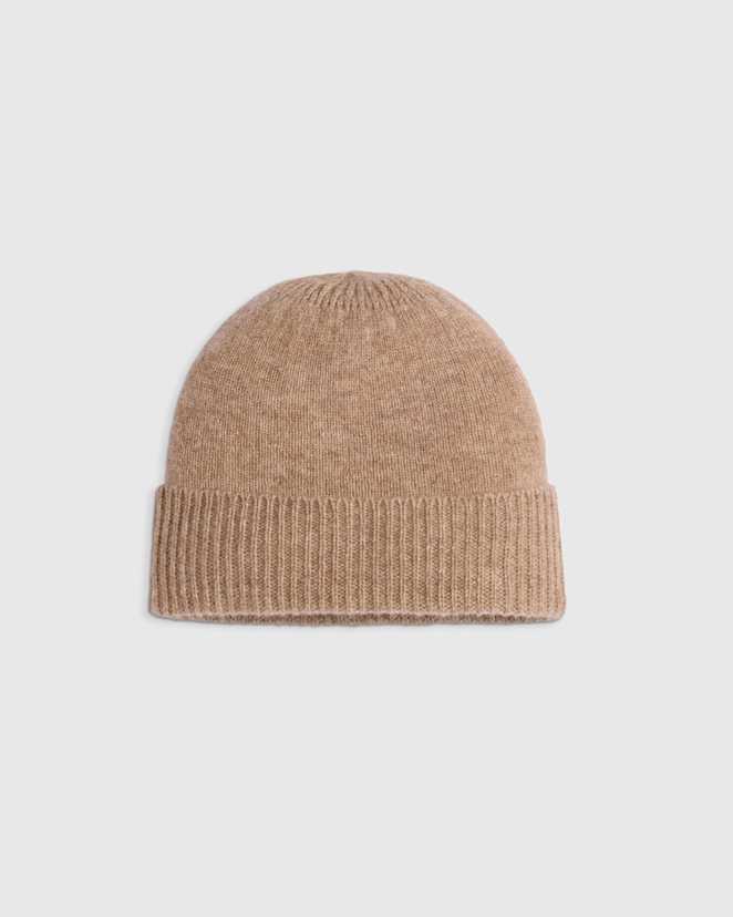 Oatmeal Washable Cashmere Beanie
