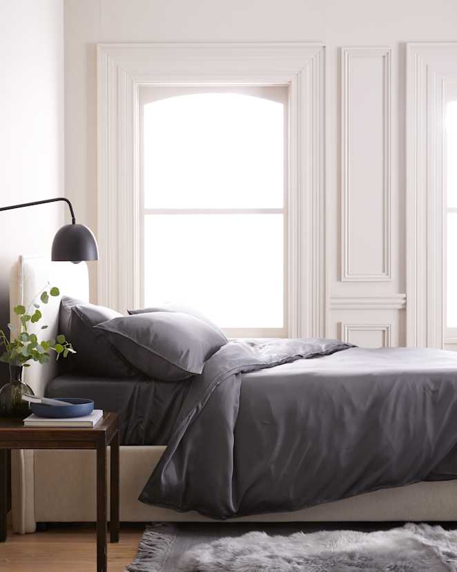 Charcoal Bamboo Duvet Cover