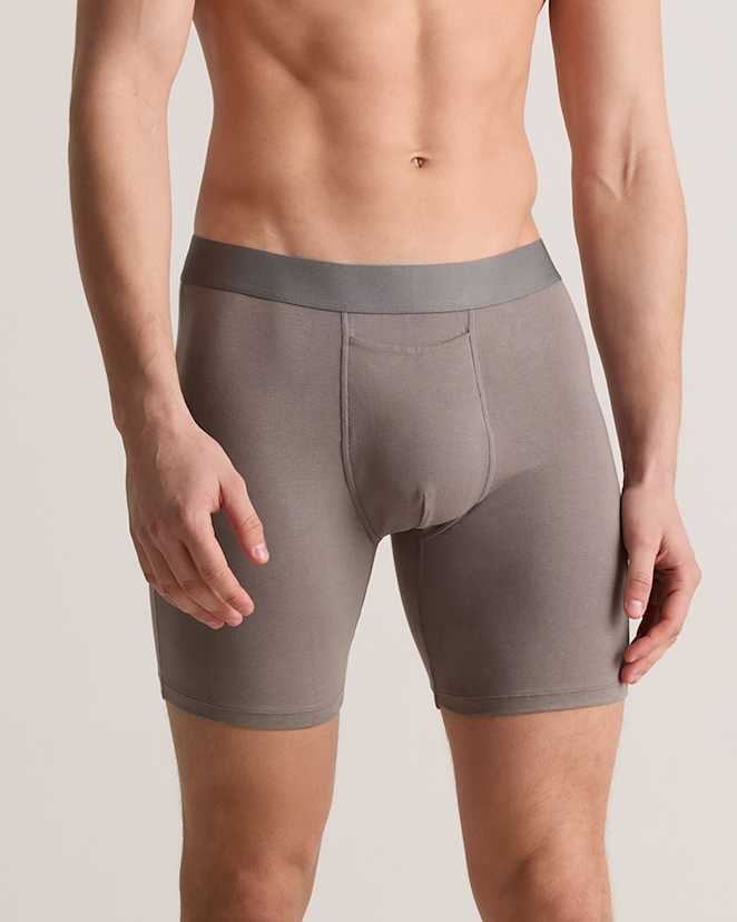 Grey Organic Cotton 6'' Boxer Brief (3-pack)