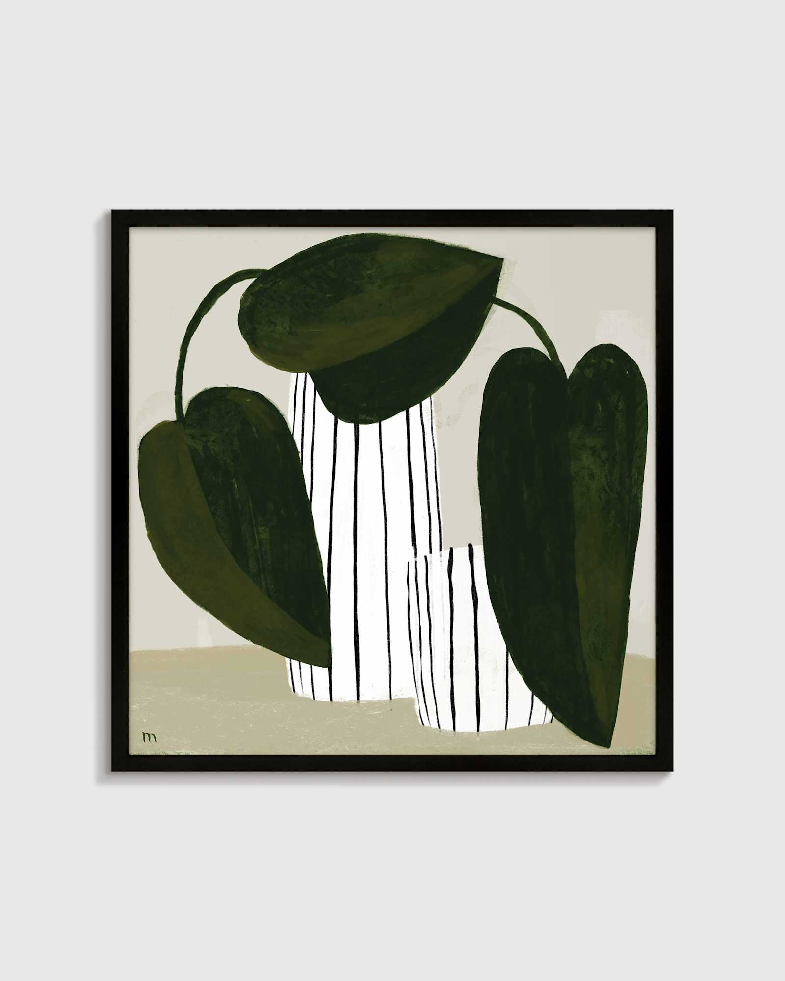 Two Striped Vases black Hero