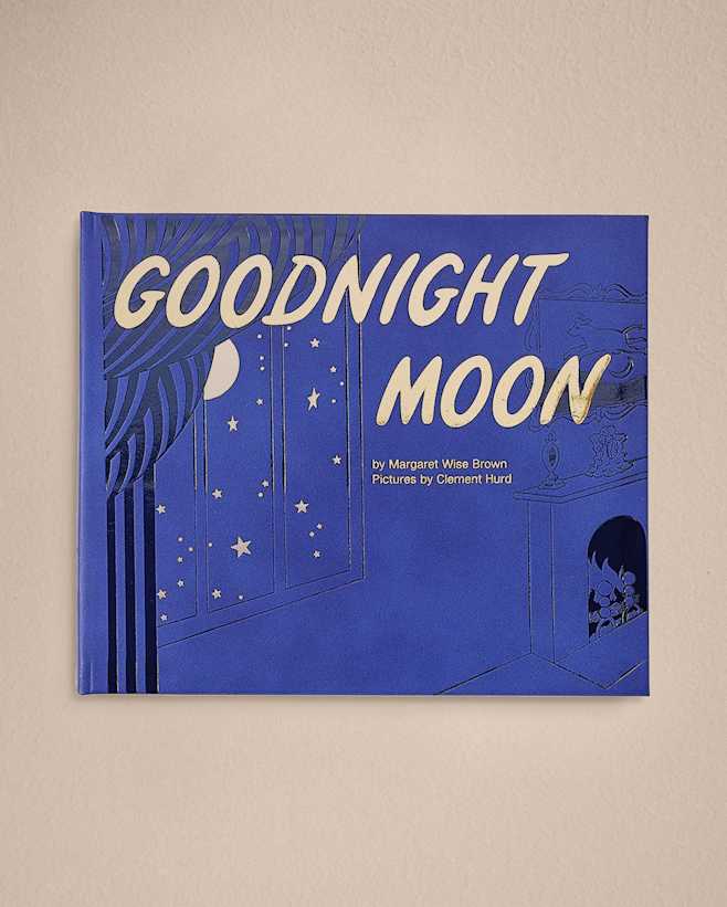 No Color Goodnight Moon Leather Bound Book