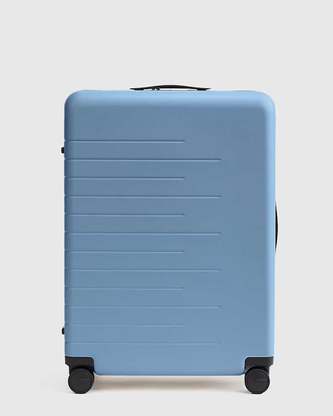 Blue Large Check-In Suitcase