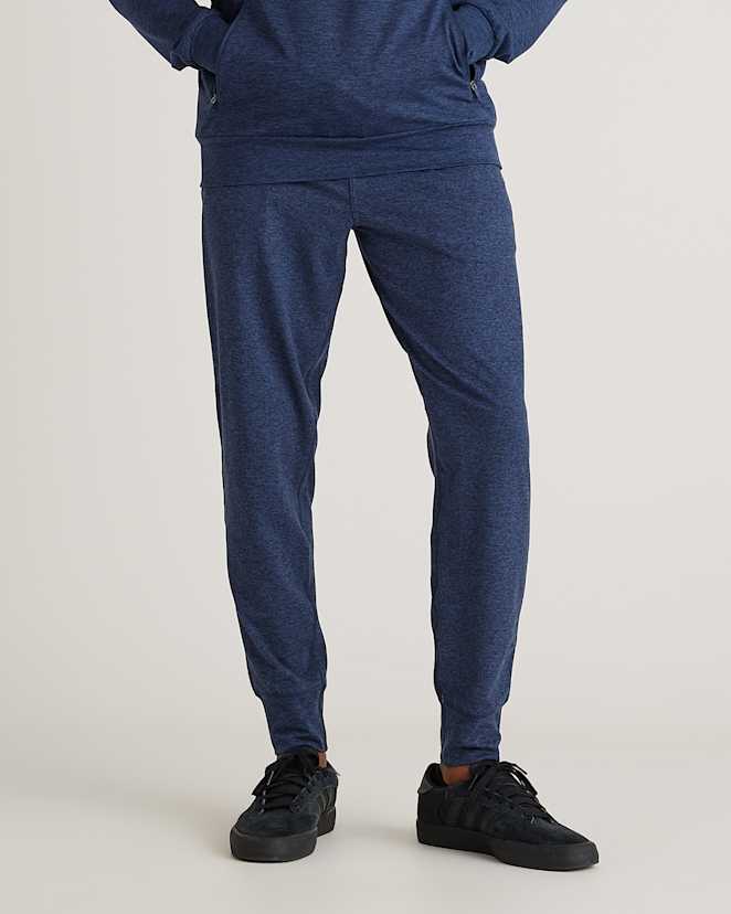 Heather Navy Flowknit Performance Joggers