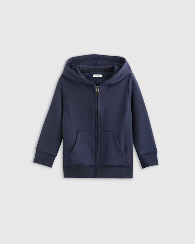 Navy SuperSoft Fleece Zip Up Hoodie