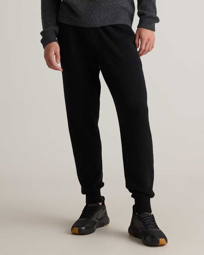 Black Mongolian Cashmere Jogger