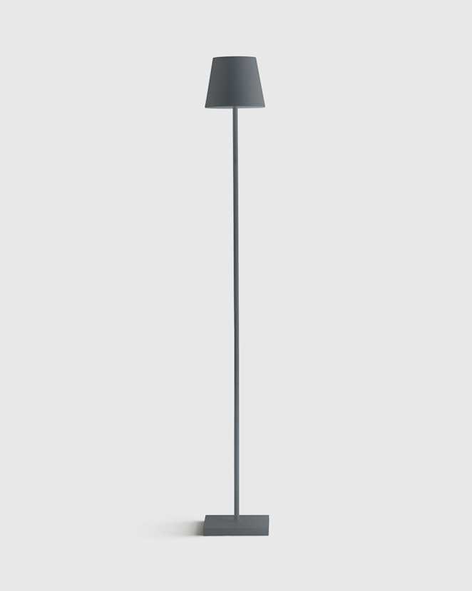 Dark Grey Poldina Pro Rechargeable Floor Lamp by Zafferano