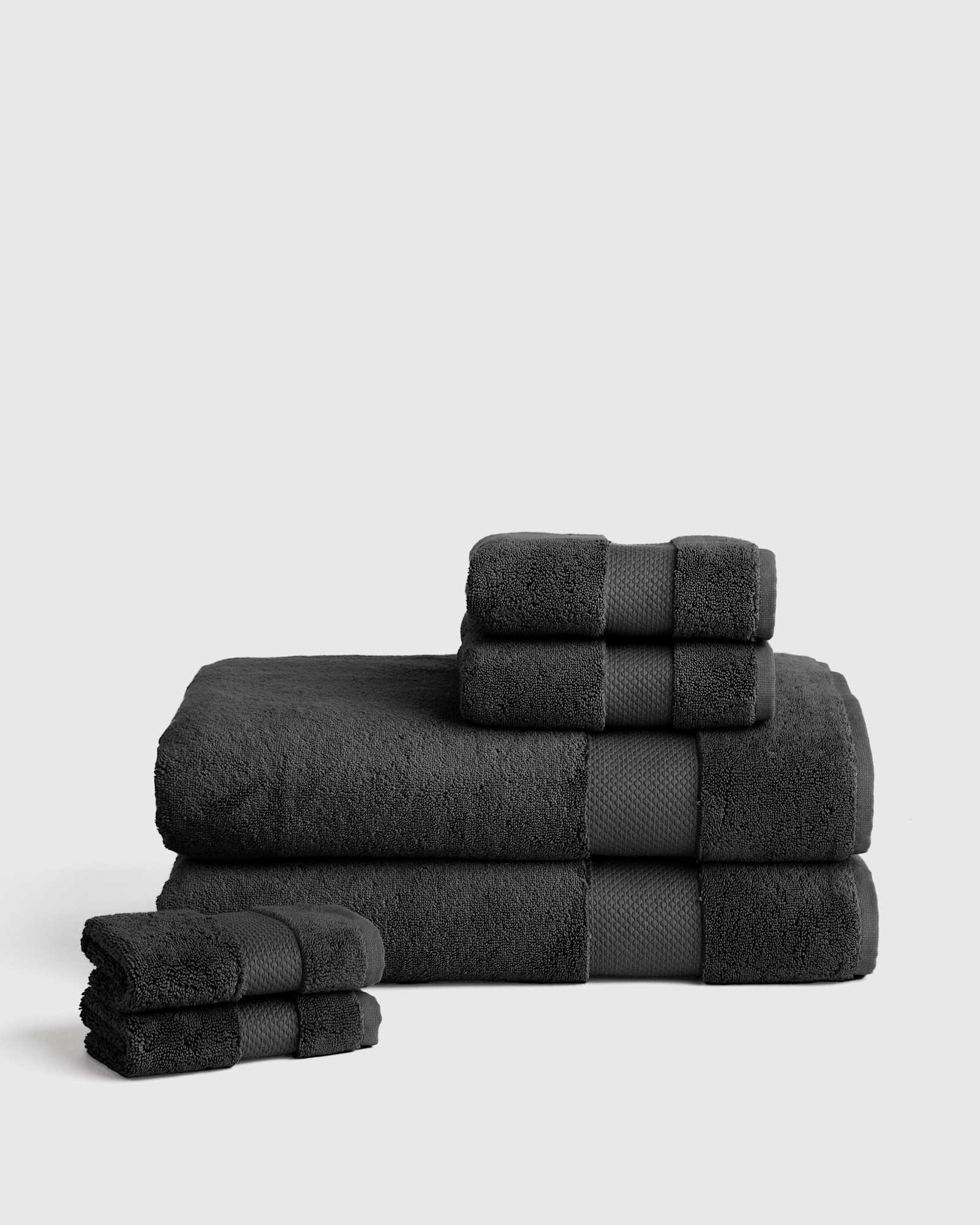charcoal Turkish Ultra Plush Bath Sheet Bundle