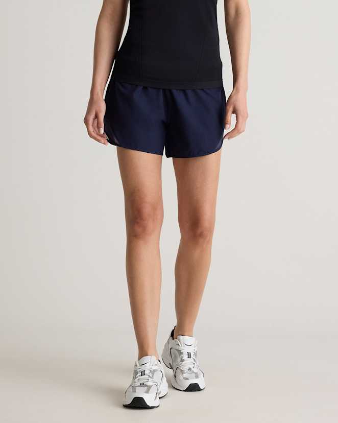Deep Navy Classic Running Shorts 4"