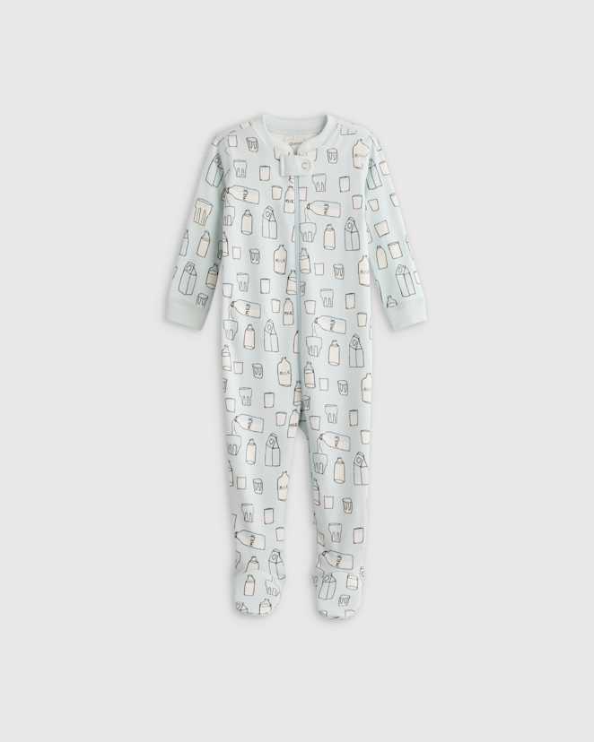 Milk 100% Organic Cotton Footie Pajama