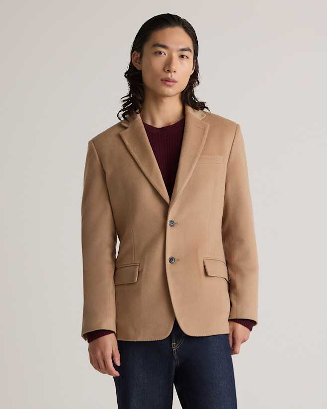 Camel 100% Mongolian Cashmere Blazer