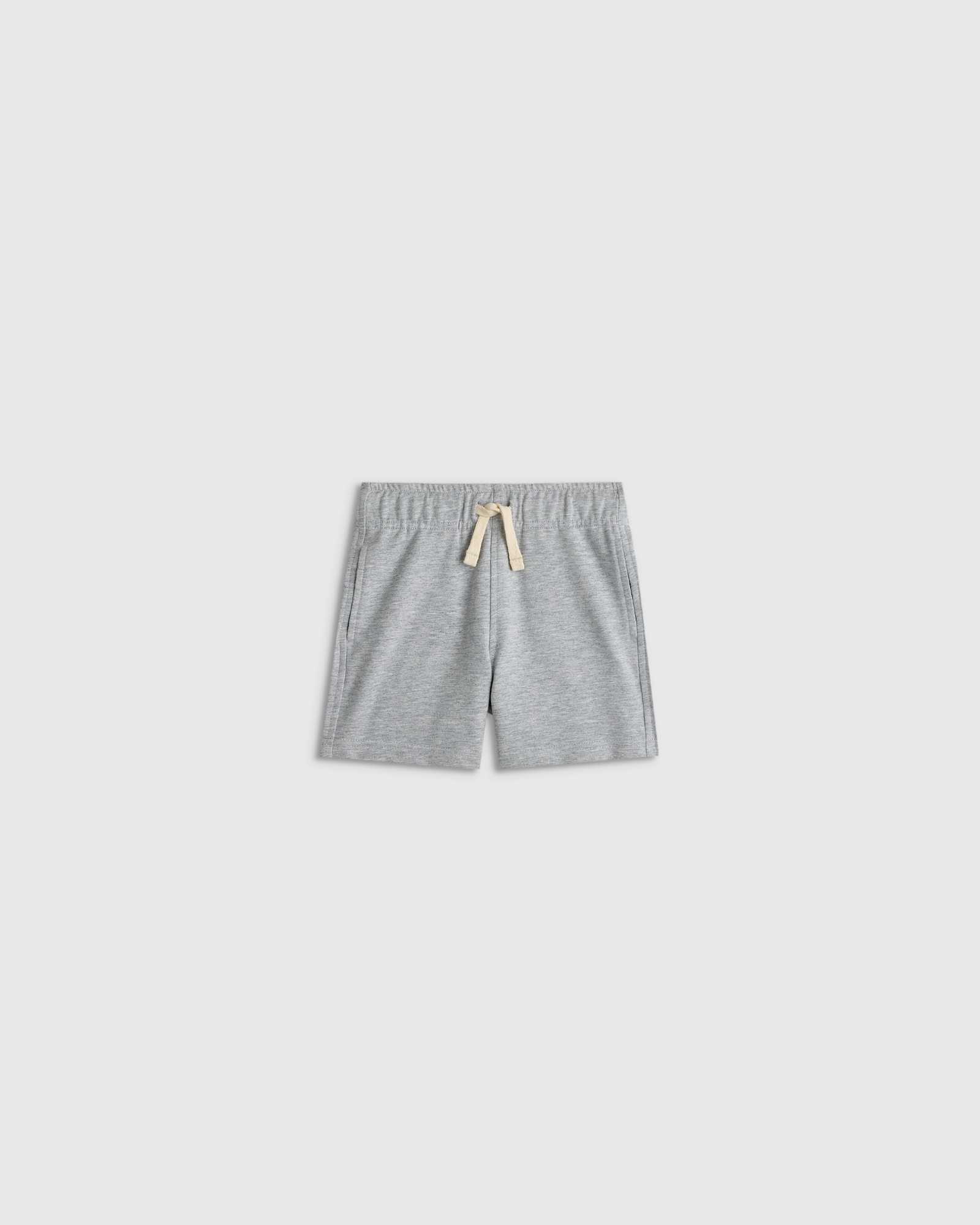 Heather Grey Organic Cotton French Terry Short