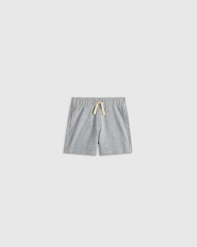 Heather Grey Organic Cotton French Terry Short