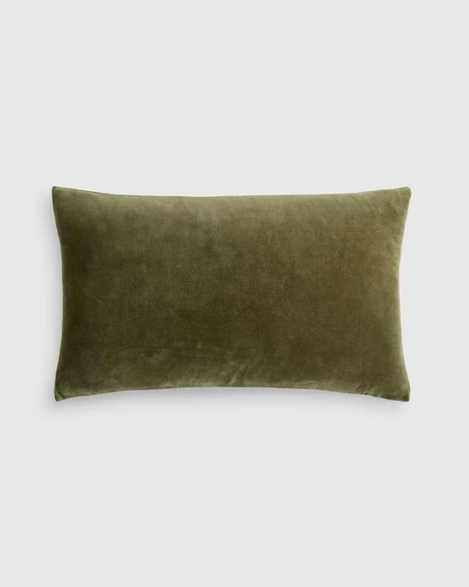 Moss Classic Cotton Velvet Pillow Cover