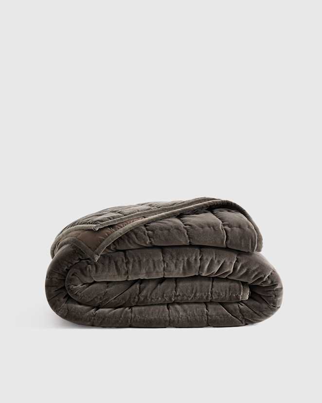 Greystone Cotton Velvet Quilt