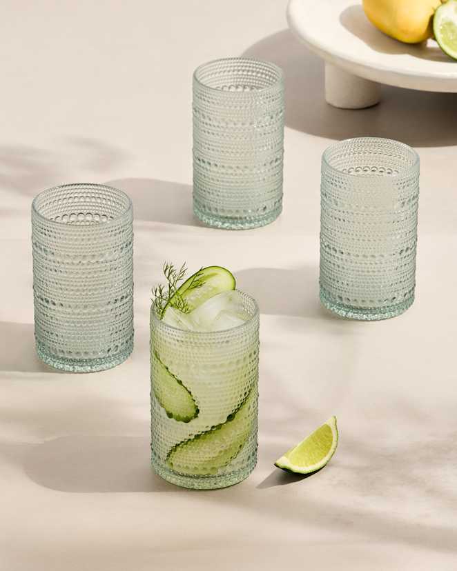 Sage Orbetto Outdoor Acrylic Tall Tumbler (Set of 8)