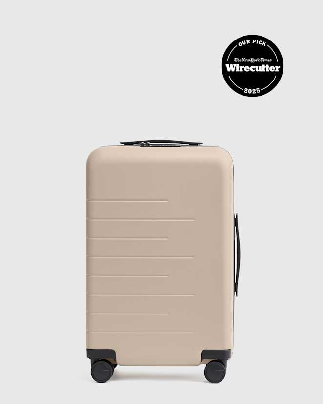Tan Carry-On Suitcase