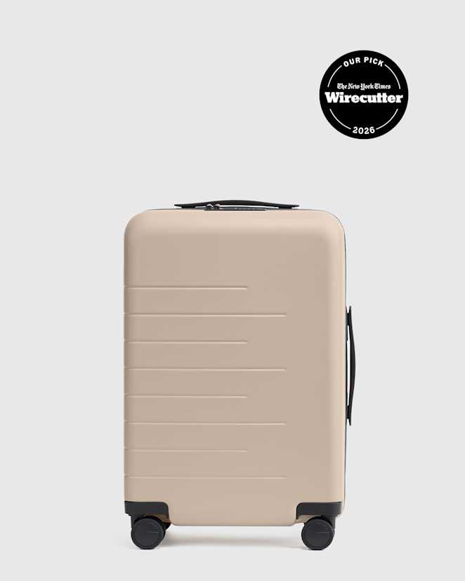 Tan Carry-On Suitcase