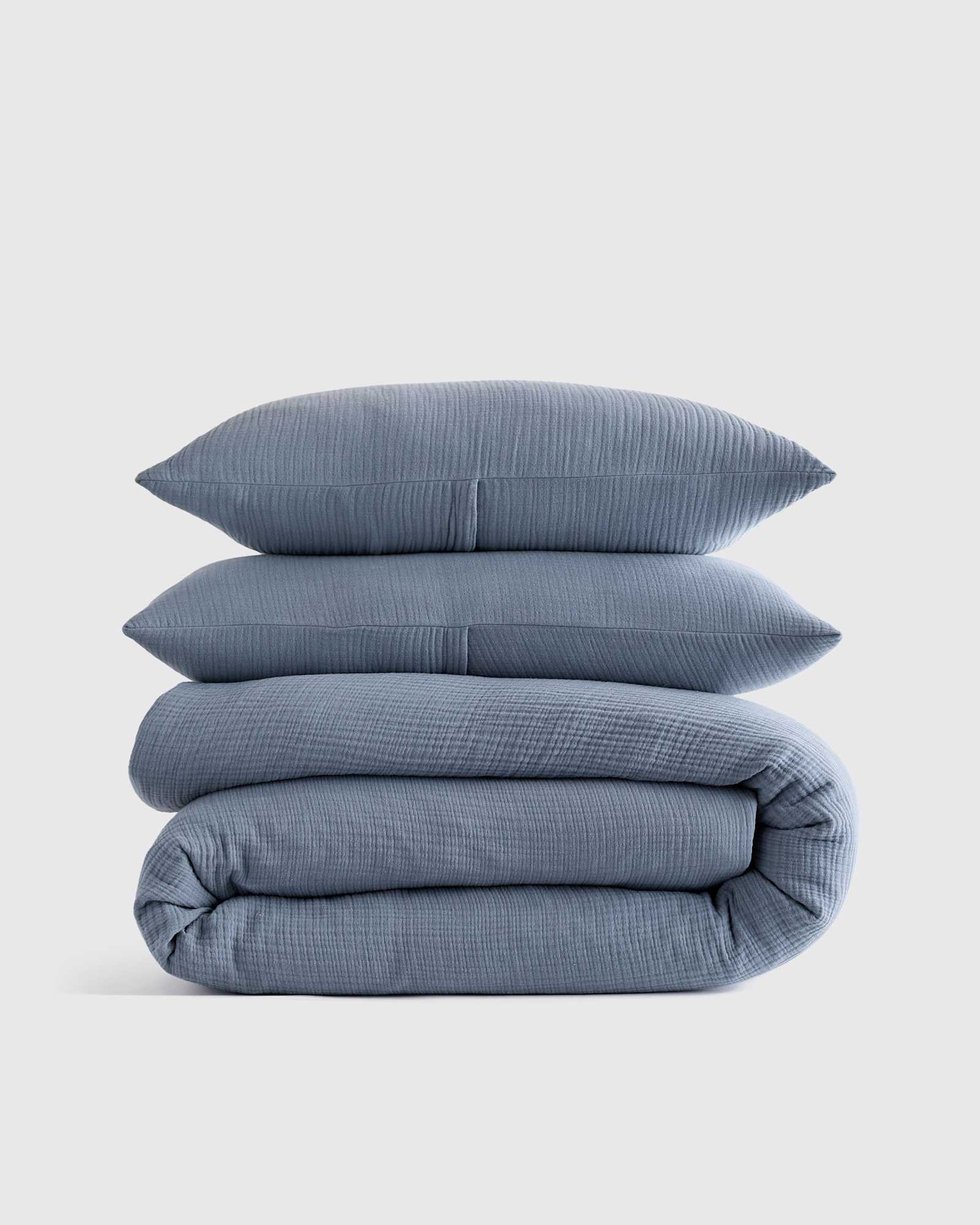 Mineral Organic Cotton Gauze Duvet Cover Set
