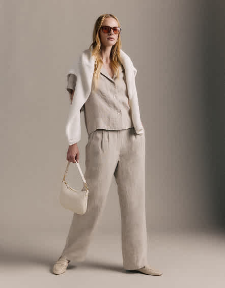 Flax 100% European Linen Short Sleeve Shirt