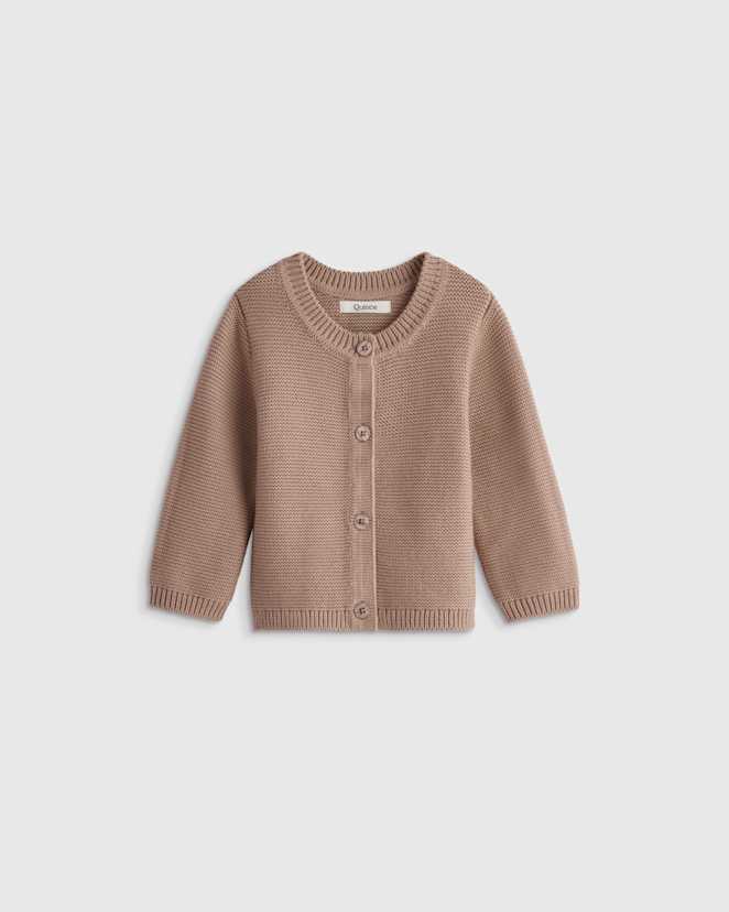 Oatmeal 100% Organic Cotton Sweater Cardigan