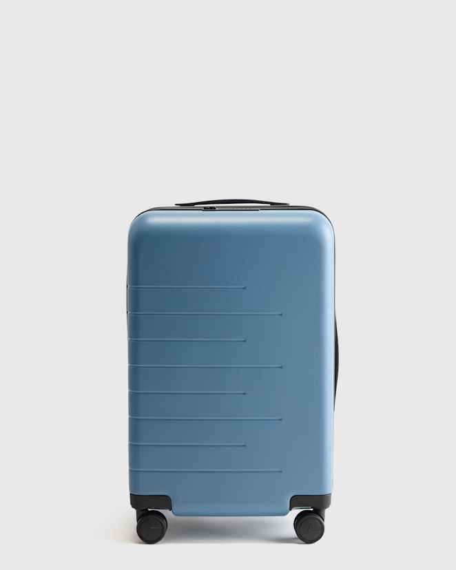 Blue Petite valise de cabine extensible