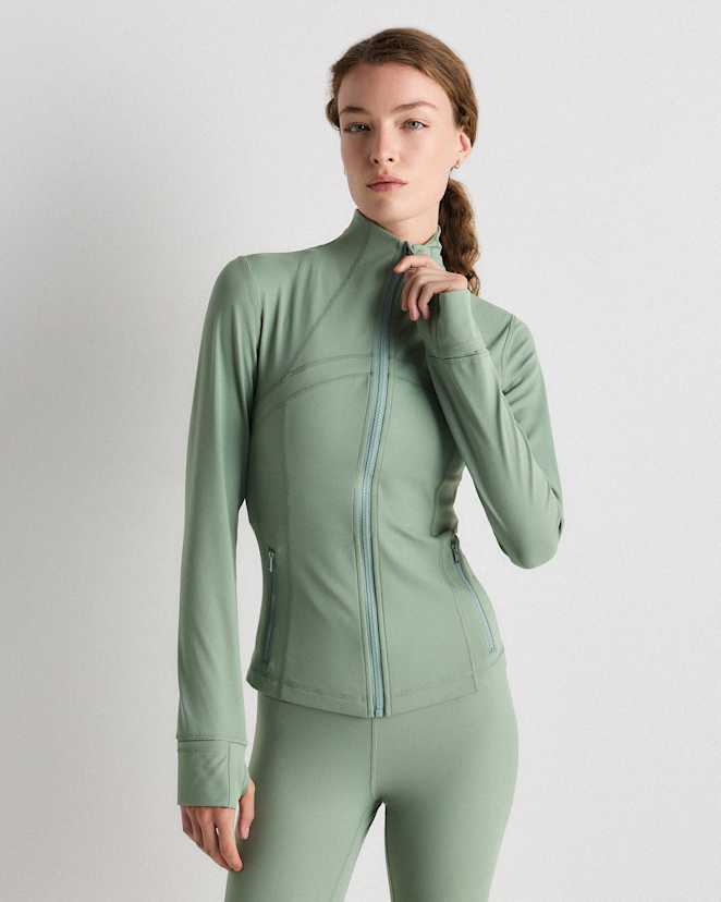 Sea Spray Green Ultra-Form Slim Fit Jacket