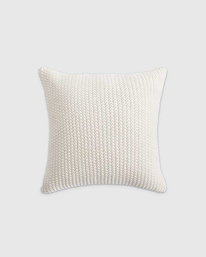 Ivory Cotton Fisherman Pillow Cover