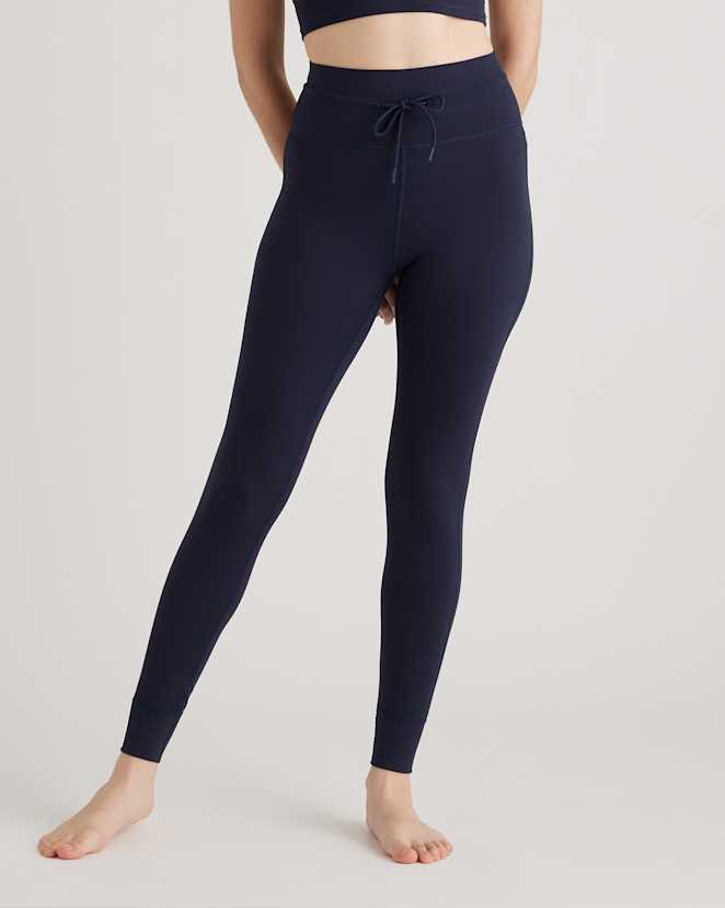 Deep Navy Ultra-Form Tie Waist High-Rise Legging