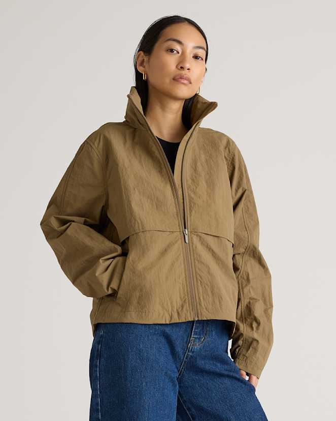Praline Water Repellent Windbreaker Jacket
