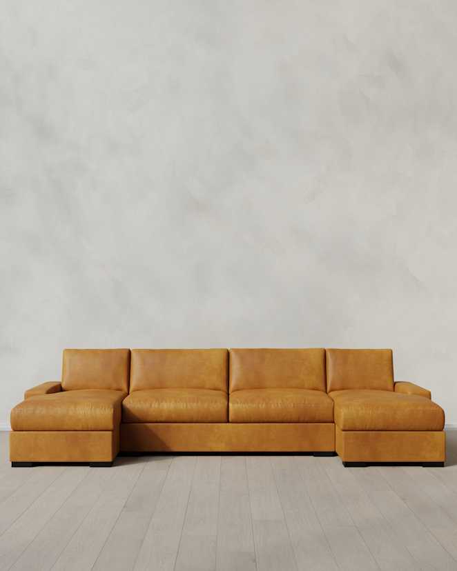 Scotch Stillman U Sectional in Leather