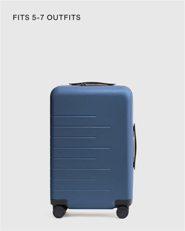 Blue Small Carry-On Suitcase