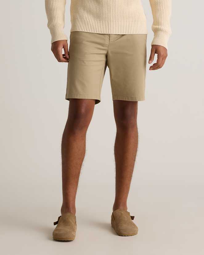 Sand Dune Organic Cotton Classic Stretch Chino Shorts - 9"