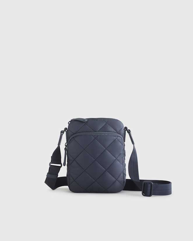 Navy Sac à bandoulière matelassé Transit pour téléphone