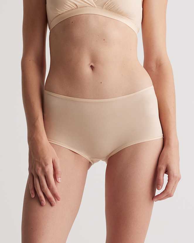 Beige Second Skin Boyshort (6-pack)
