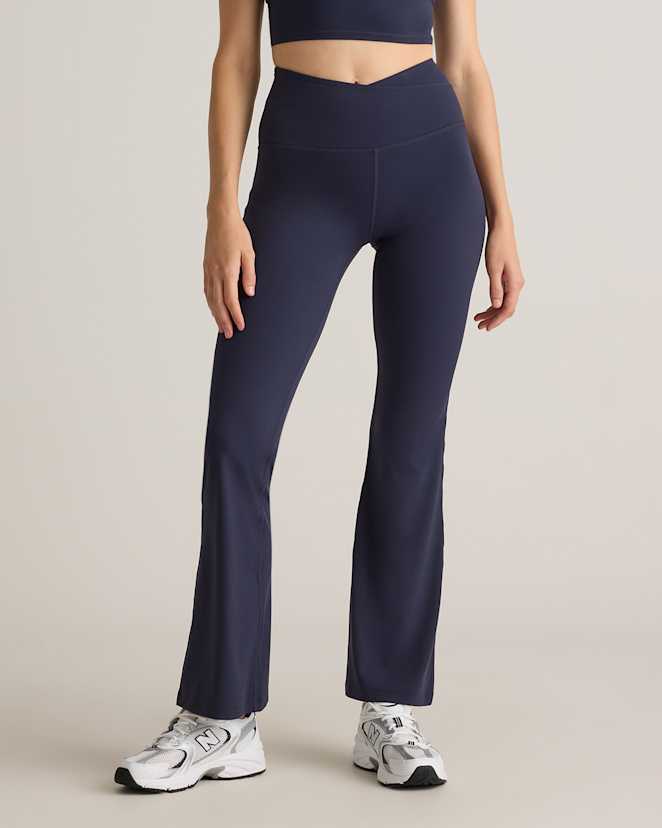 Deep Navy Ultra-Form High-Rise Crossover Flared Pant