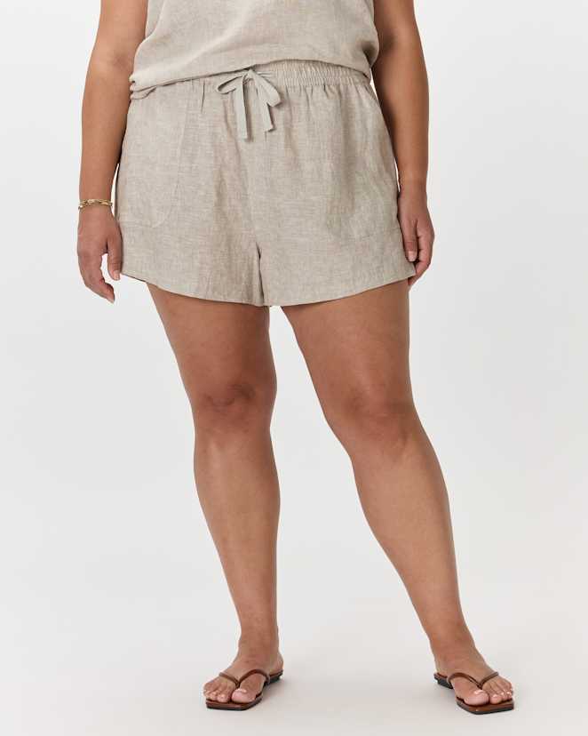 Flax 100% European Linen Shorts