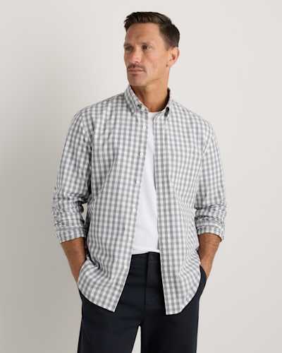 Organic Cotton Stretch Poplin Shirt