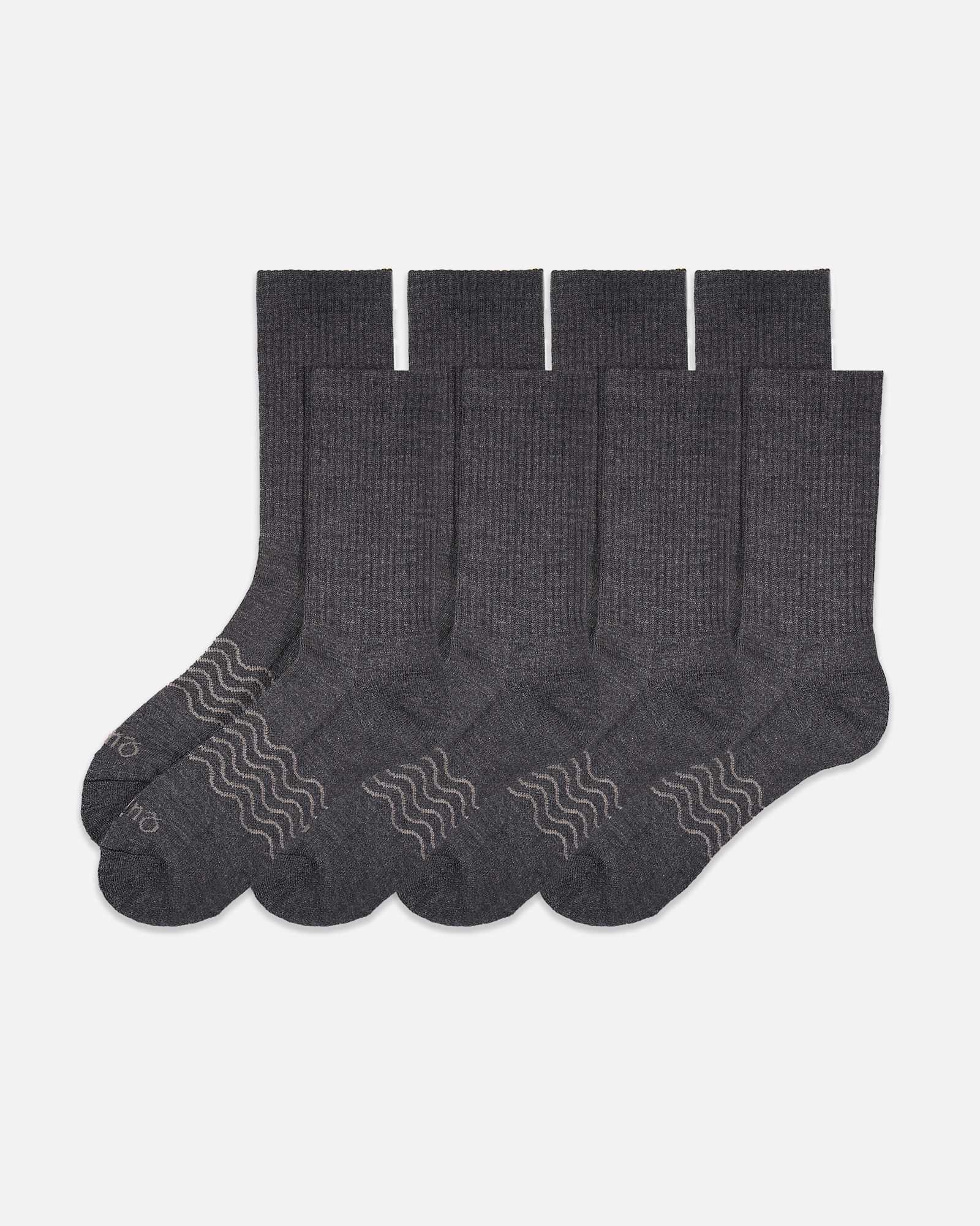 heather grey crew socks 2