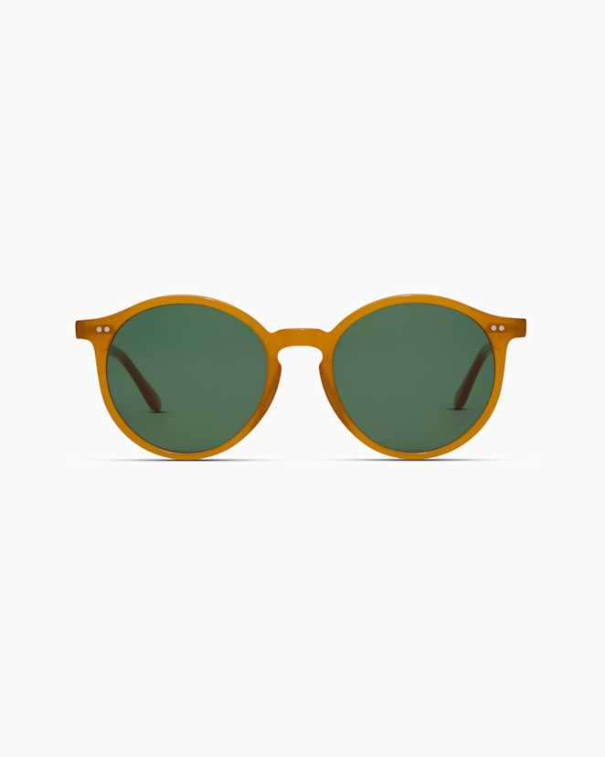 Honey with Green lens Brixton Polarized Acetate Sunglasses