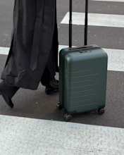 Expandable Carry-On Dark Green Rose Brashkiss 4x5