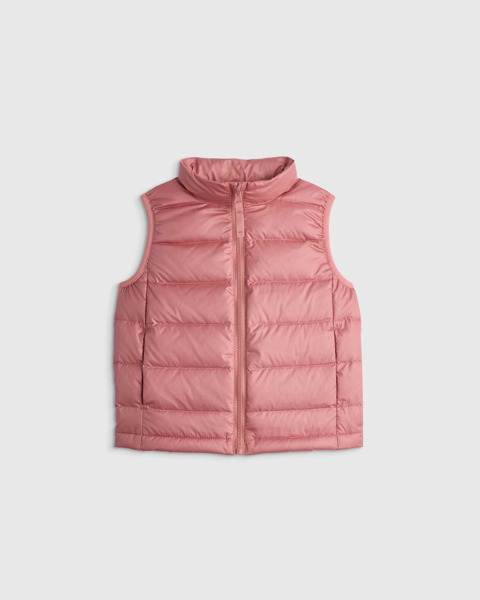 dusty-rose Lightweight Down Puffer Vest