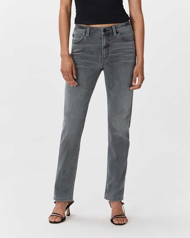 Greyed Out Luna Stretch Slim Straight Jeans
