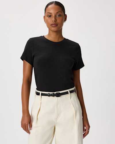 100% Organic Cotton Slub Crewneck Tee