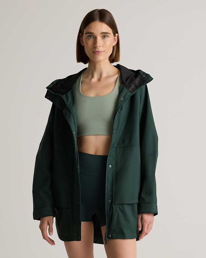 Dark Spruce Weatherproof Oversized Rain Jacket