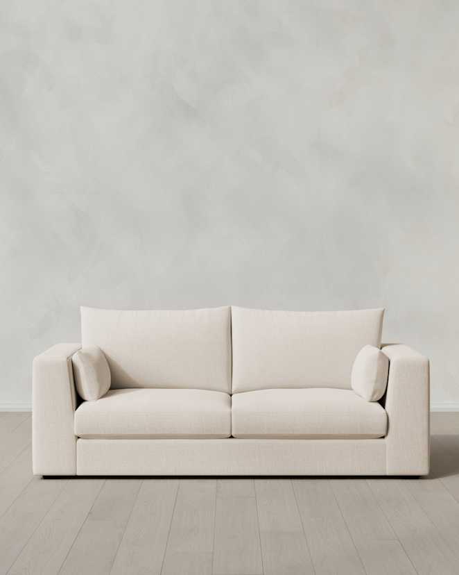 Pearl Oasis Sofa in Performance Linen