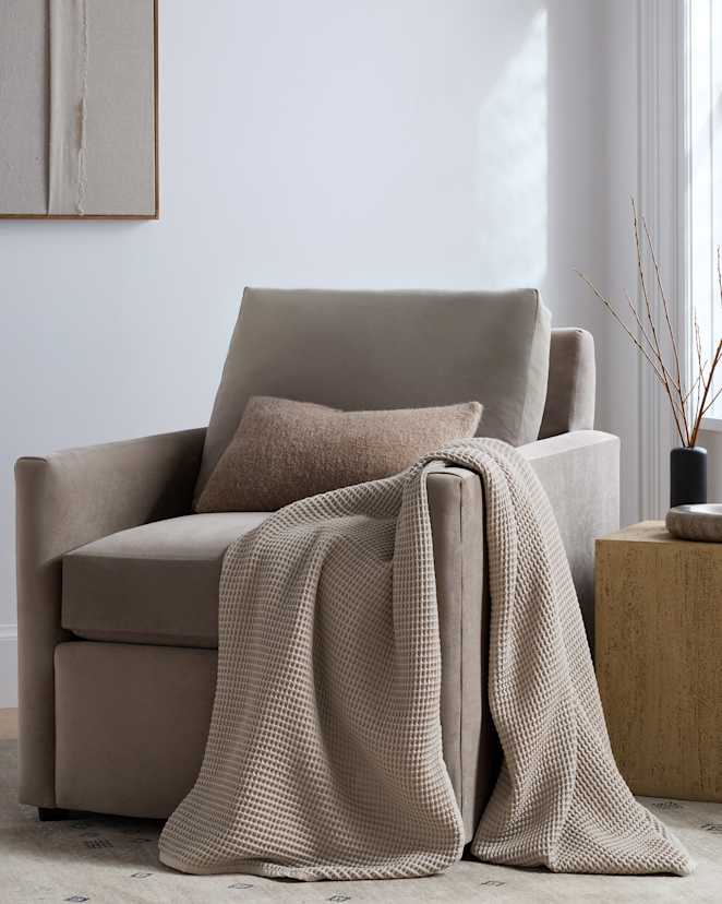 Dove Organic Waffle Throw