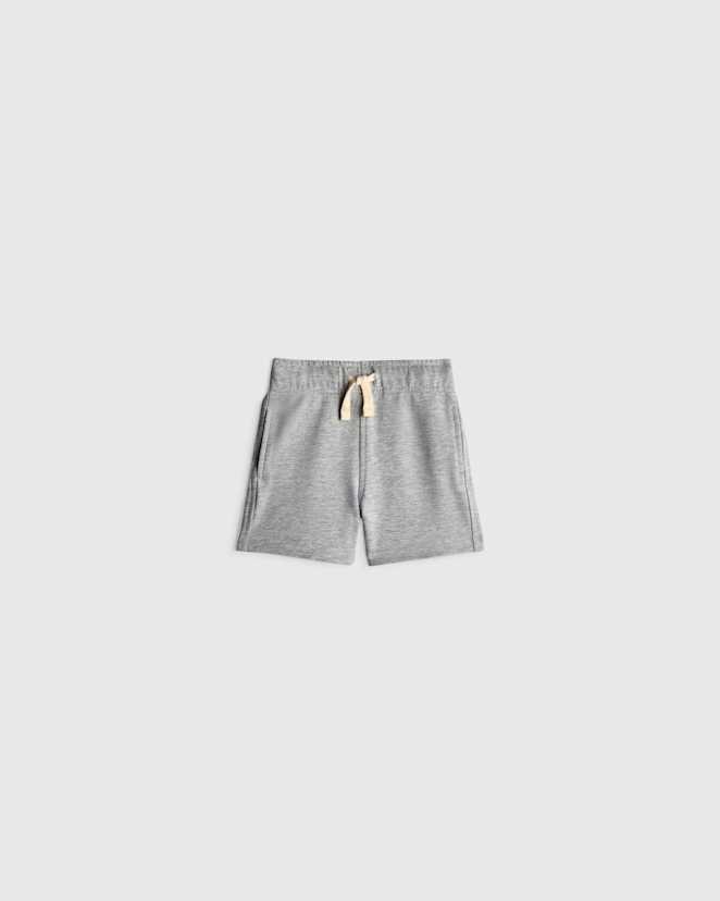 Heather Grey Organic Cotton French Terry Short