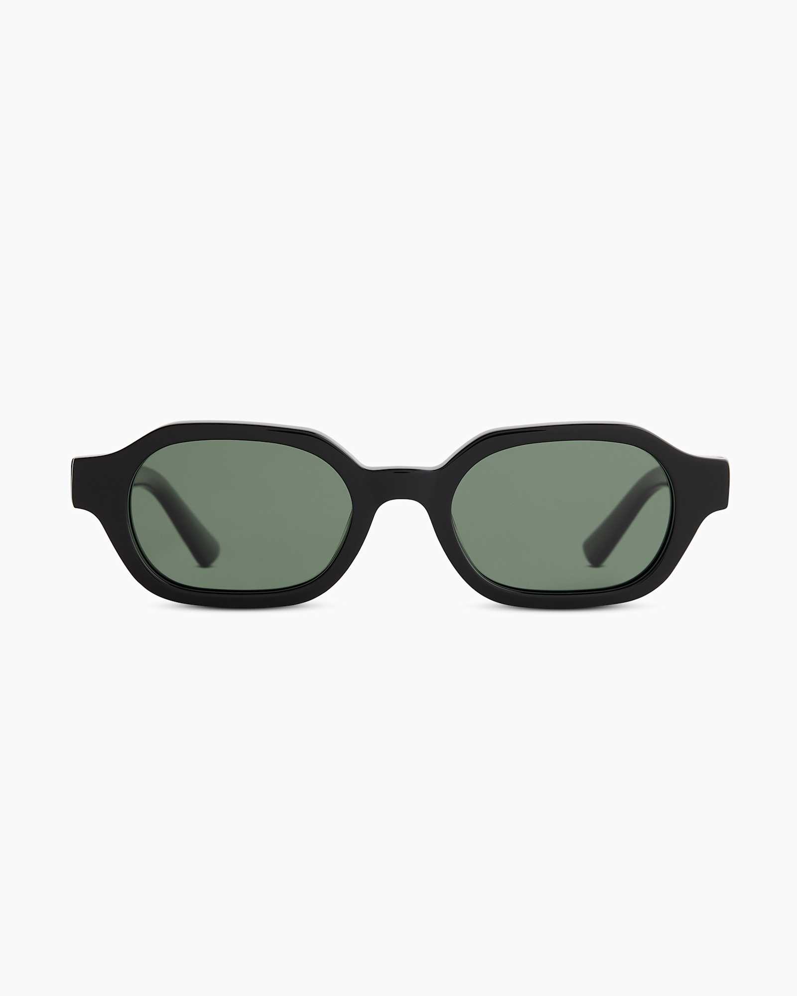 Black with Green lens Sardinia Polarized Acetate Sunglasses