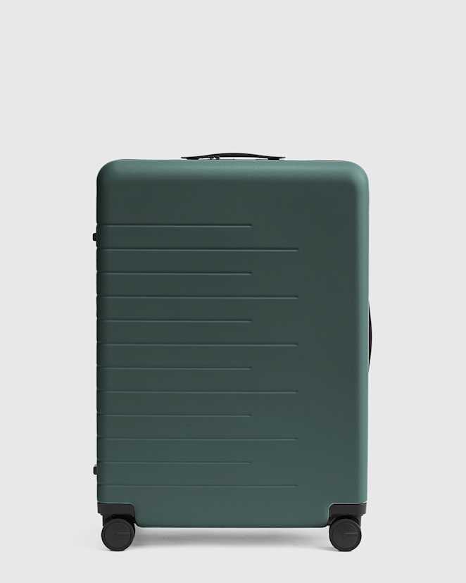 Dark Green Large Check-In Suitcase